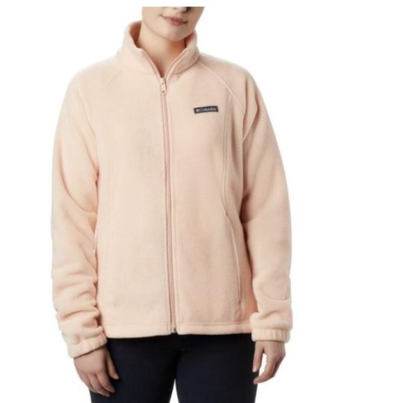 Columbia Women's Benton Springs Fleece Jacket Pink - Picture 1 of 4